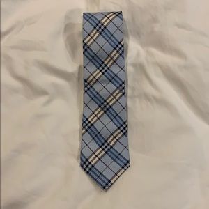 Burberry Men’s Classic Light Blue Plaid Tie
